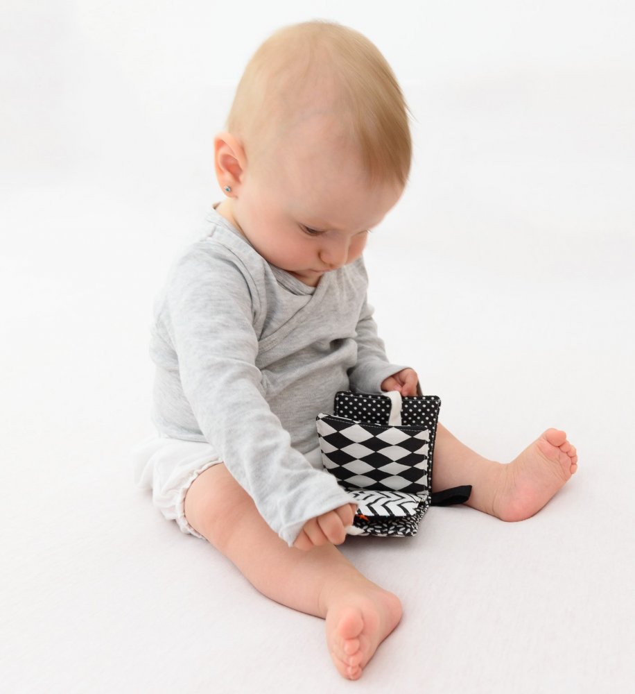 MyMoo Mini soft boo - Bianco e nero