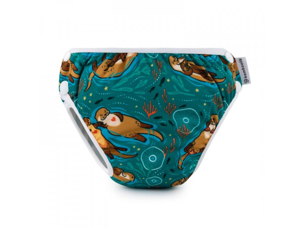 Costumi da bagno con pannolini - Lontre innamorate