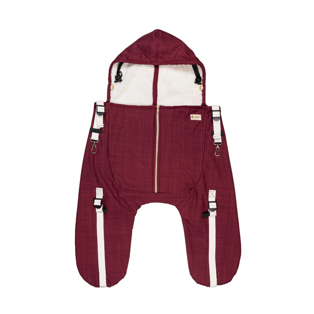 Monkey Mum® Tasca termica in softshell con pelliccia per marsupio o passeggino Carrie - Gattino