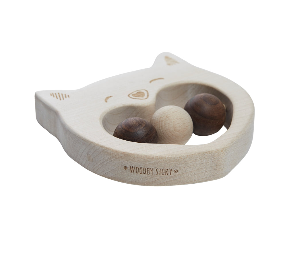 Wooden Story Sonaglio - Gatto allegro