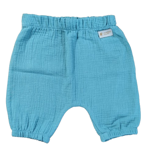 Pantaloncini in mussola Monkey Mum® - Mentina