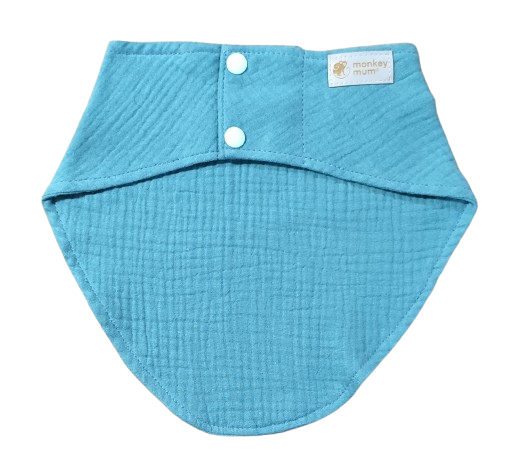 Bavetta in mussola Monkey Mum® - Menta