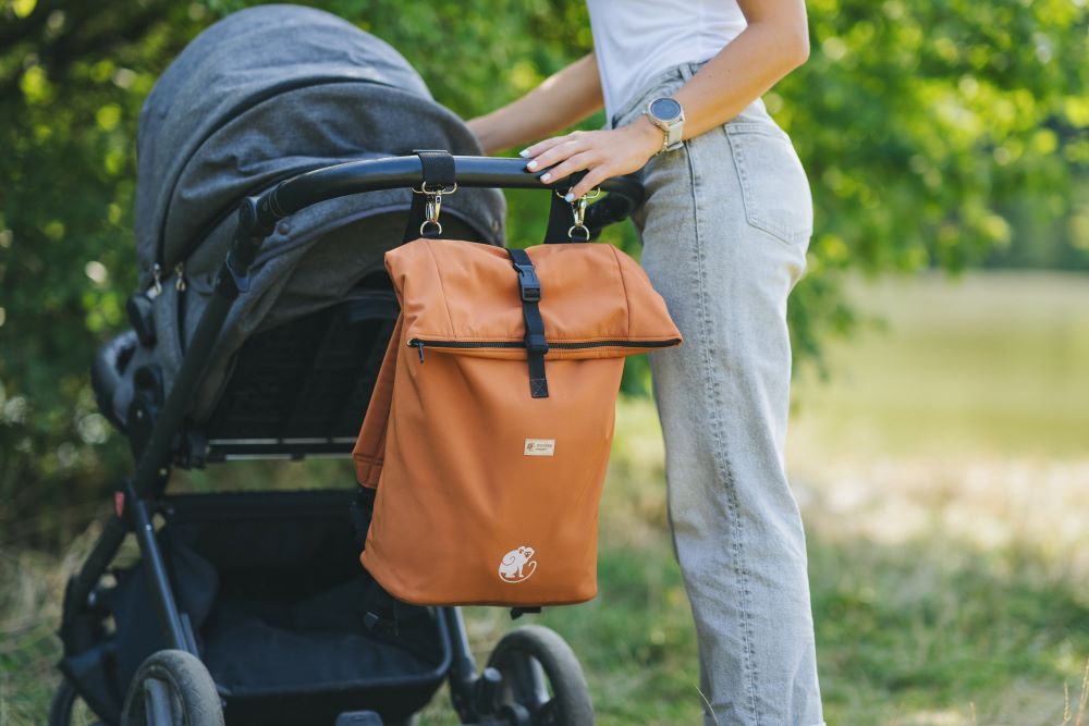 Monkey Mum® Zaino integrato in softshell per il marsupio Carrie - Cielo notturno