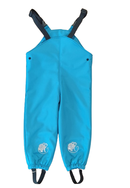 Monkey Mum® Pantaloni salopette softshell con membrana - Lucertola allegra