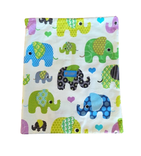 Sacchetto in tessuto Monkey Mum® - Elefante allegro