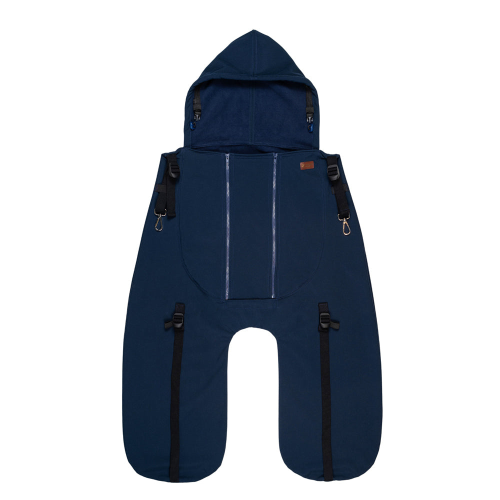 Monkey Mum® Tasca termica in softshell per marsupio o passeggino Carrie - Ippopotamino