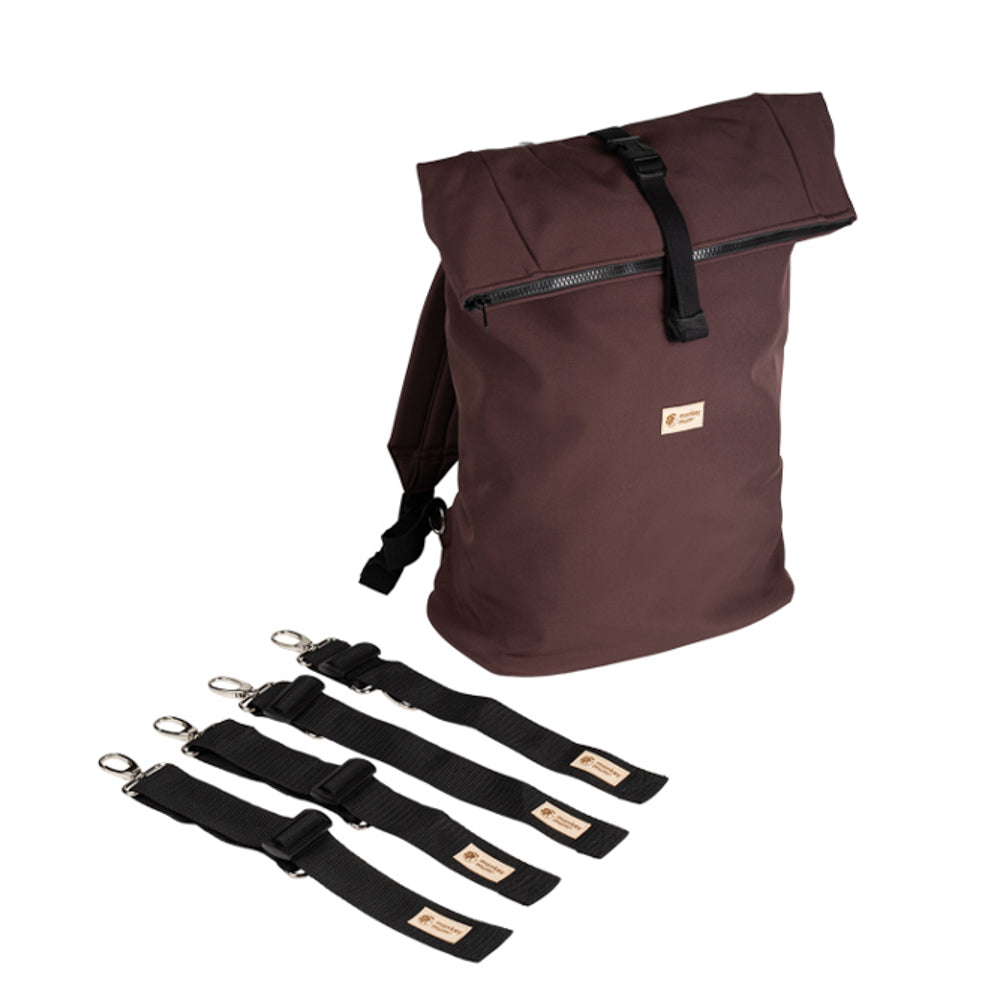 Monkey Mum® Zaino integrato in softshell per marsupio Carrie - Orma d'orso