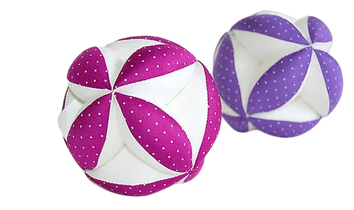 MyMoo Palla sensoriale Montessori - Puntini/roso