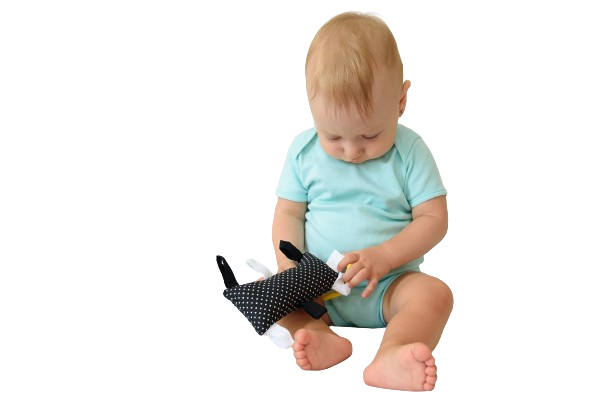MyMoo cuscinetto sensoriale Montessori - Puntini/nero