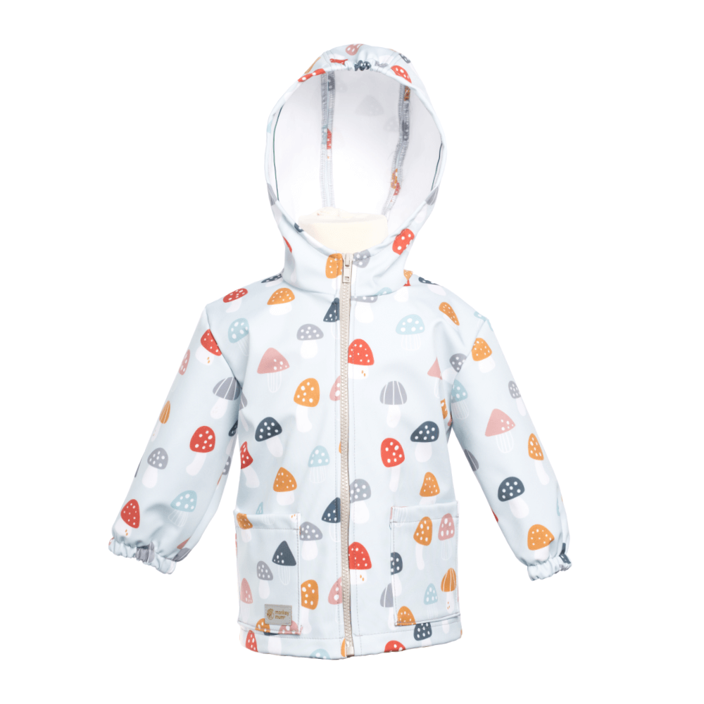 Giacca softshell per bambini con membrana Monkey Mum® - Amanite multicolori