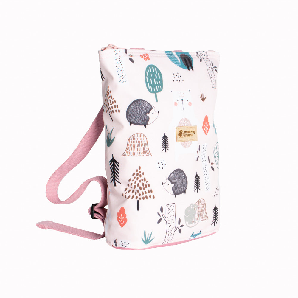 Zainetto softshell per bambini Monkey Mum® - Animaletti del giorno
