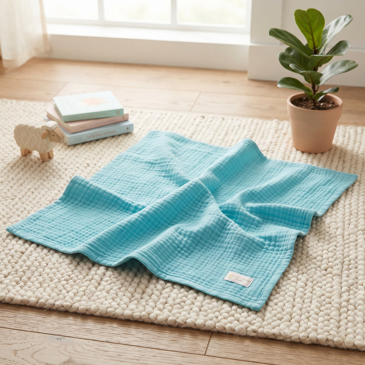 Pannolino in mussola Monkey Mum® - Mentina