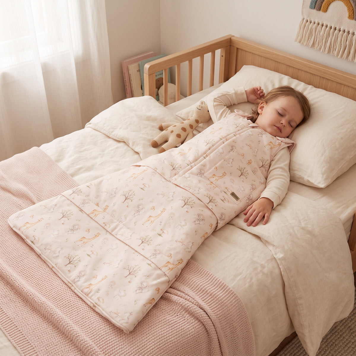 Sacco nanna evolutivo invernale Monkey Mum® 0 - 4 anni - set - Primavera con gli animaletti