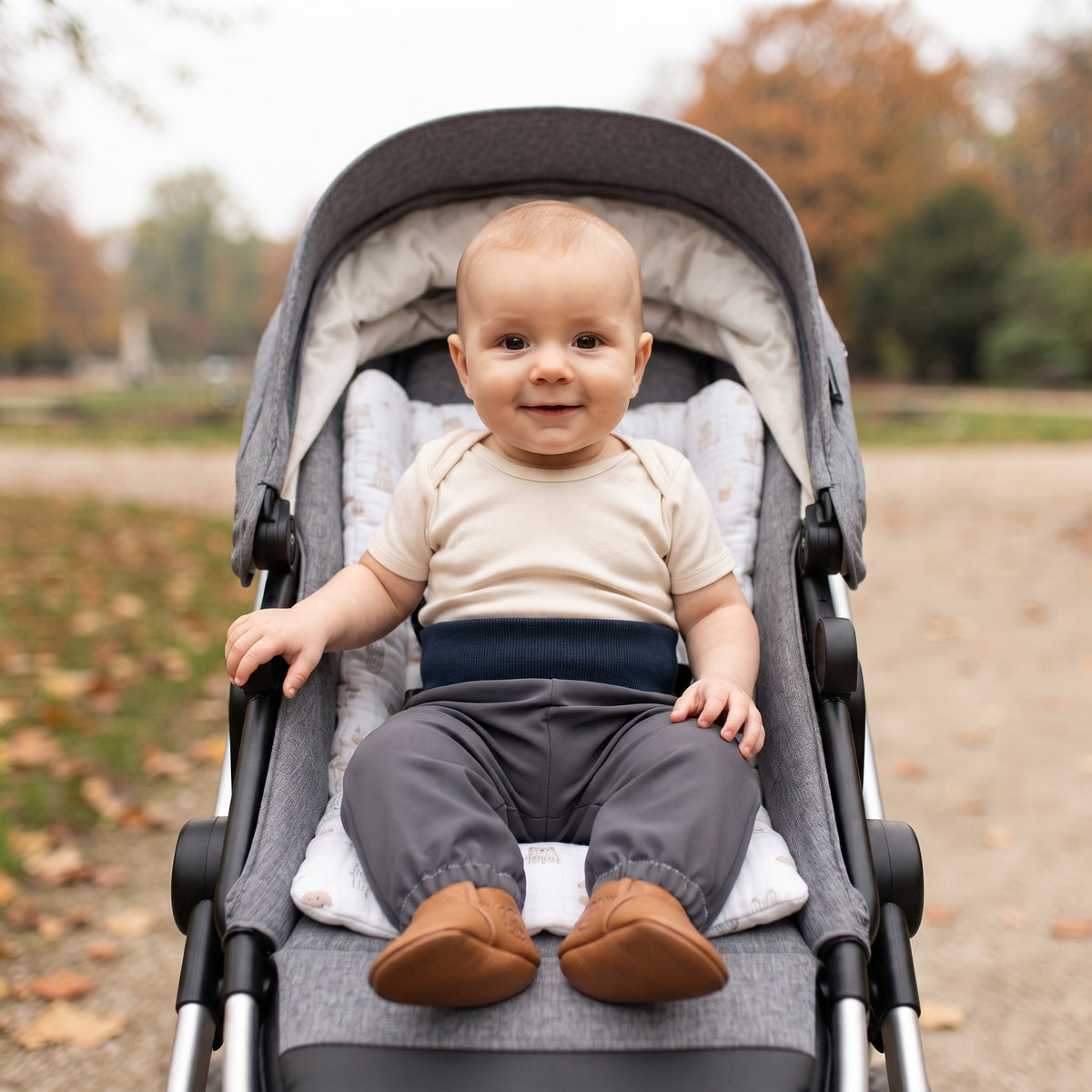Pantaloni softshell per bambini con membrana Monkey Mum® - Viaggio misterioso