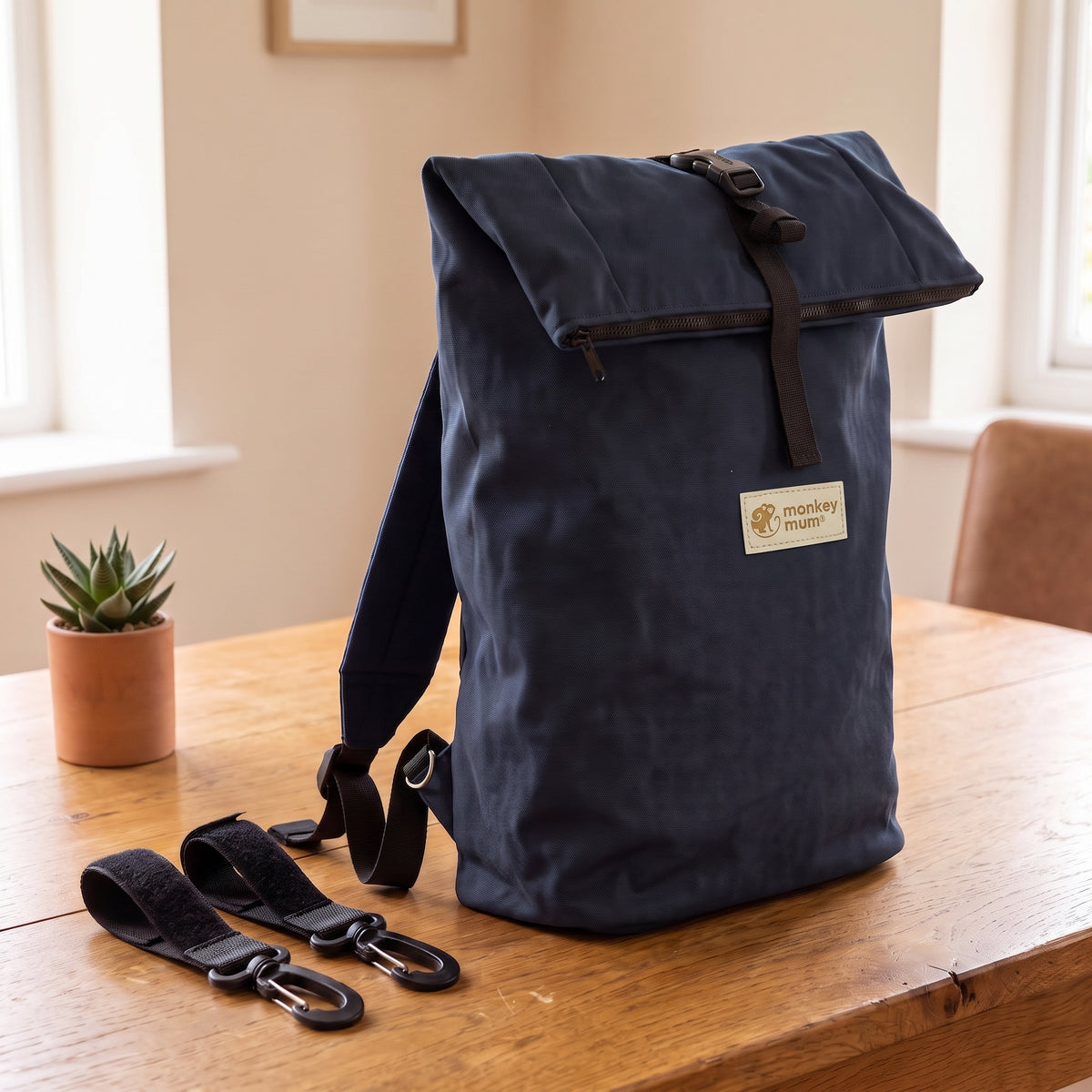 Monkey Mum® Zaino in softshell per passeggino – Cielo notturno