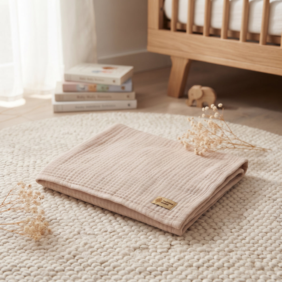 Pannolino in mussola Monkey Mum® - Beige