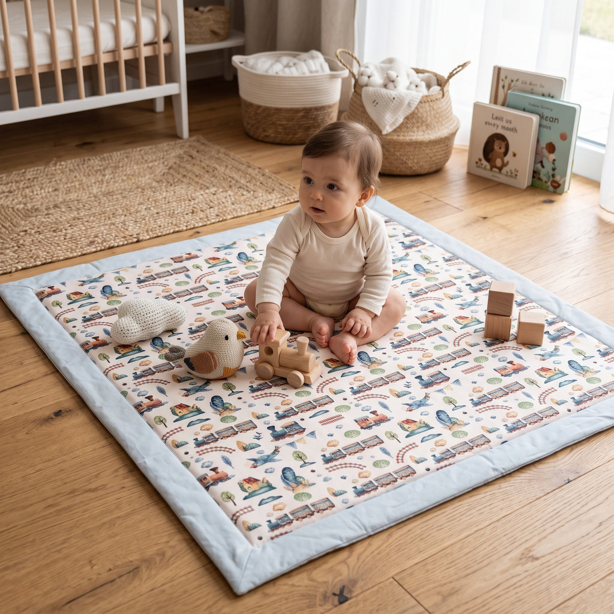 Tappeto gioco Monkey Mum® - Trenino