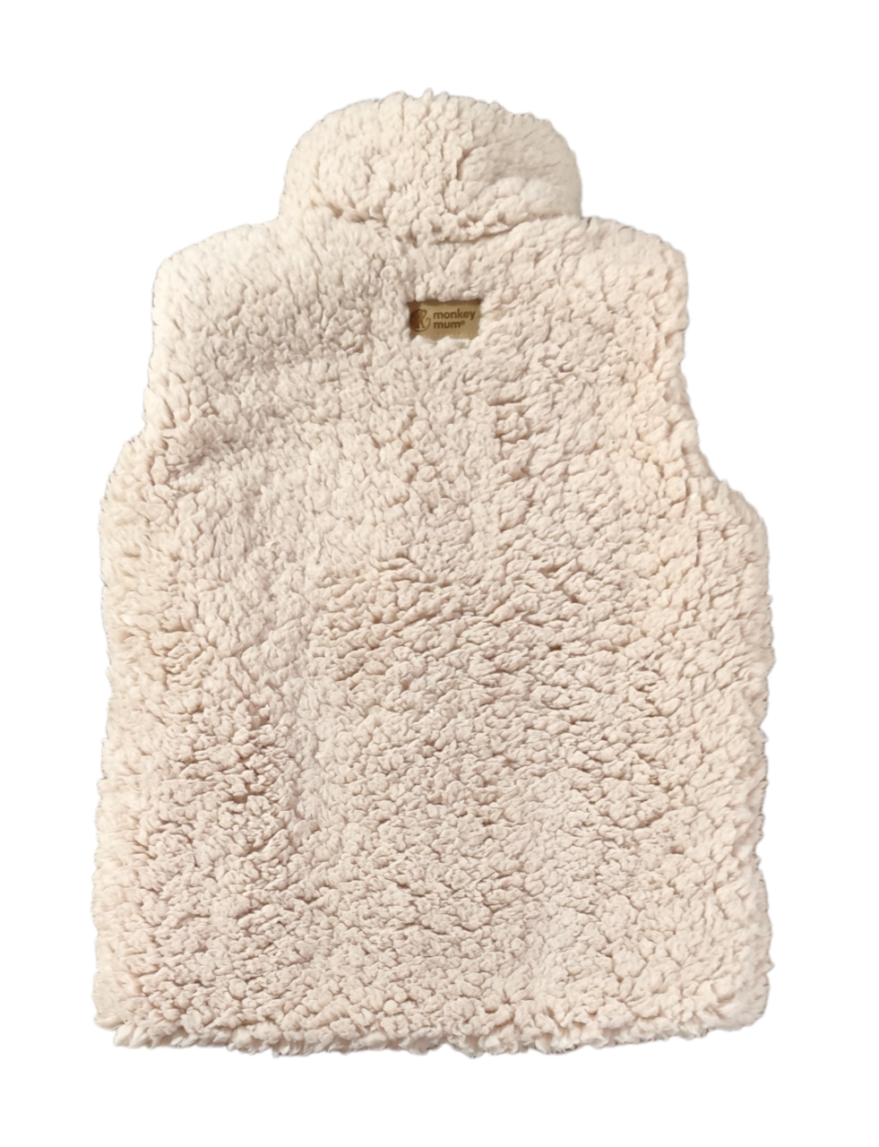Gilet in teddy Monkey Mum® - Beige
