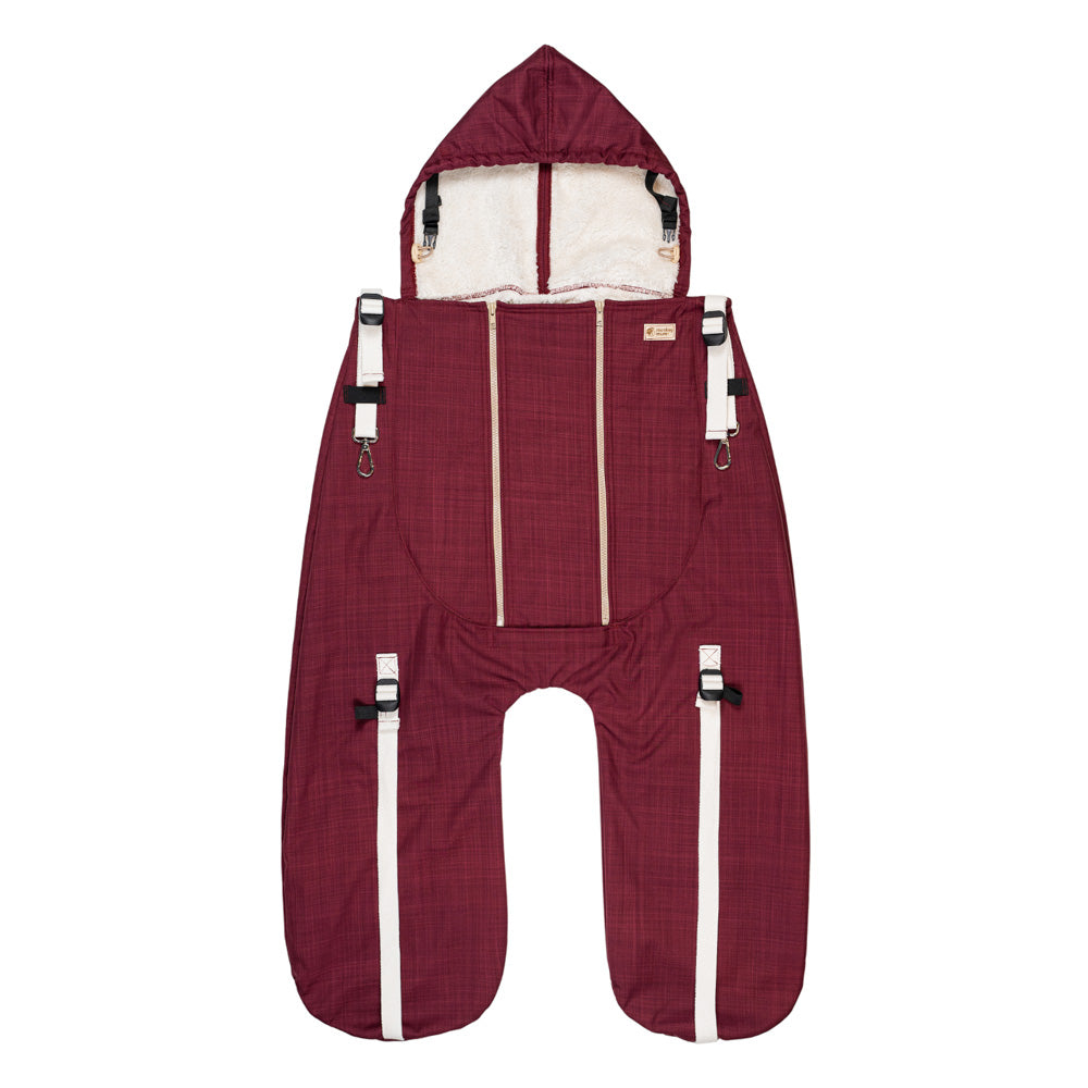 Monkey Mum® Tasca termica in softshell con pelliccia per marsupio o passeggino Carrie - Gattino