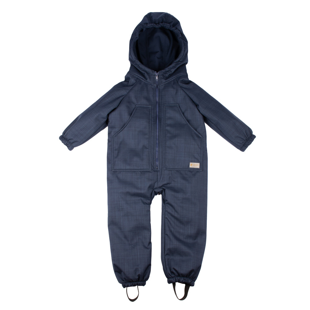 Monkey Mum® Tuta softshell invernale per bambini con interno in pile teddy - Fiaba del piccolo notiziario serale - tag. 98/104, 110/116