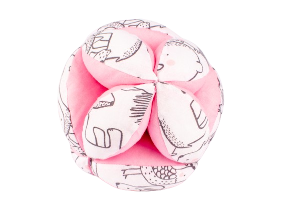 MyMoo Palla sensoriale Montessori _ Animali di bosco/roso