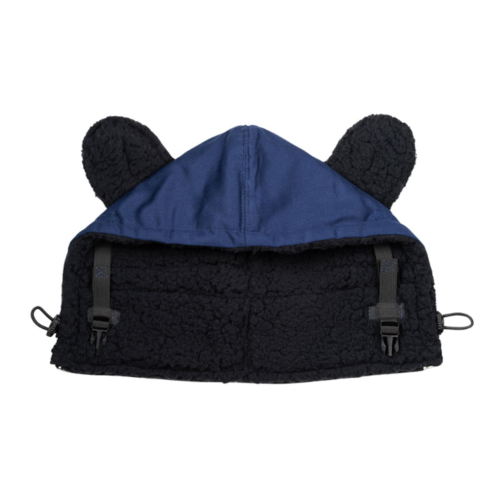 Cappuccio imbottito per marsupio Carrie Monkey Mum® - Blu marino