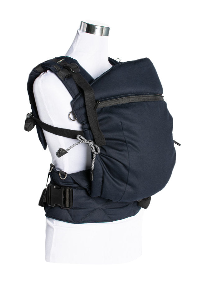 Monkey Mum® Marsupio ergonomico evolutivo Carrie - Tinta argento