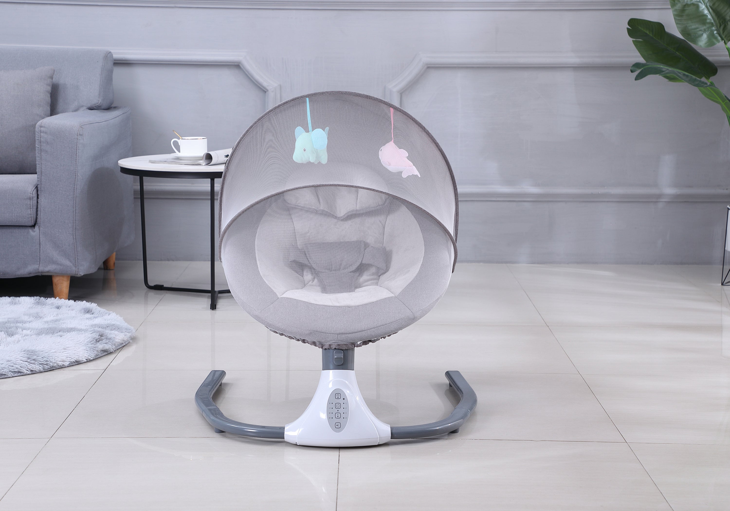 Altalena elettrica orizzontale per bambini