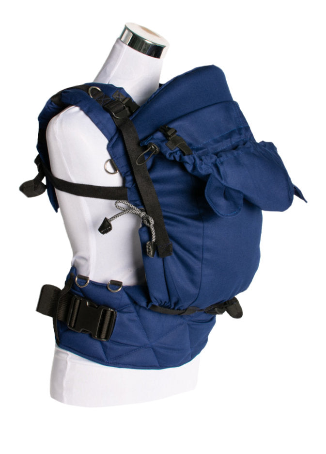 Cappuccio leggero per marsupio Carrie Monkey Mum® - Blu marino