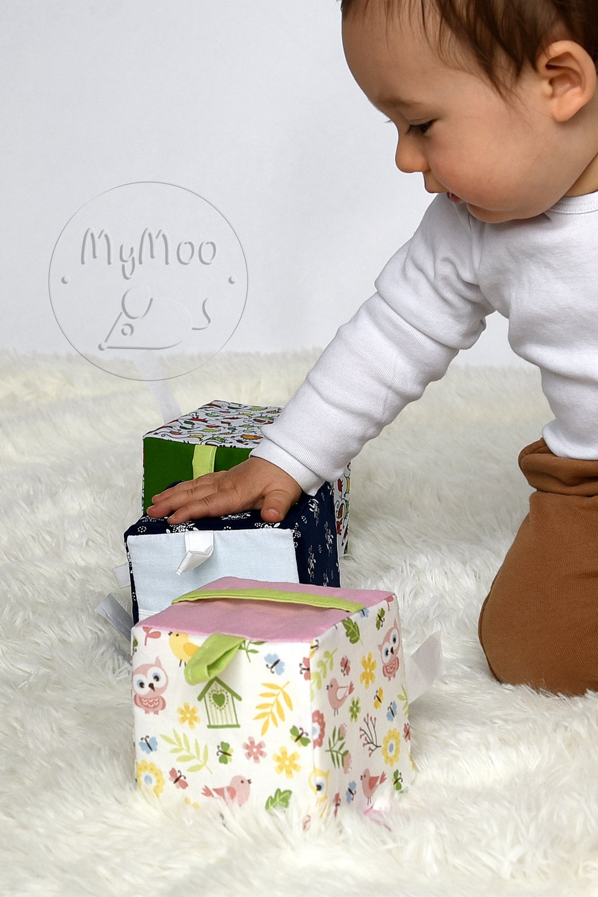MyMoo Cubo sensoriale Busy cube - Primavera