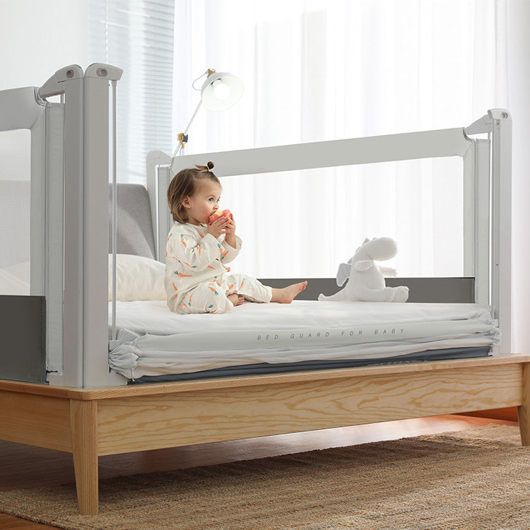 Barriera per letto Monkey Mum® Popular - grigio chiaro