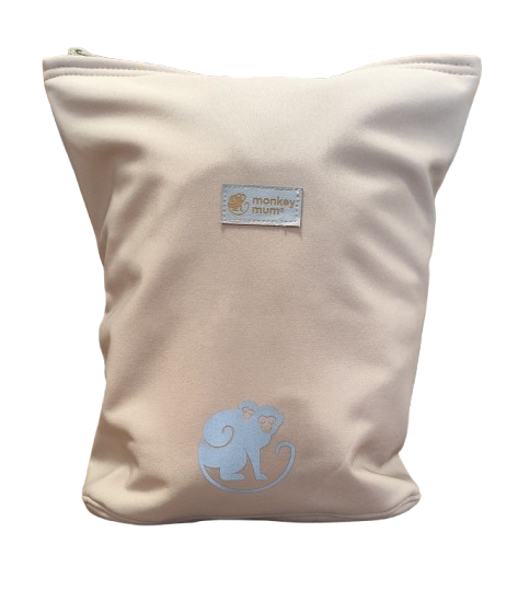 Zainetto softshell per bambini Monkey Mum® - Beige