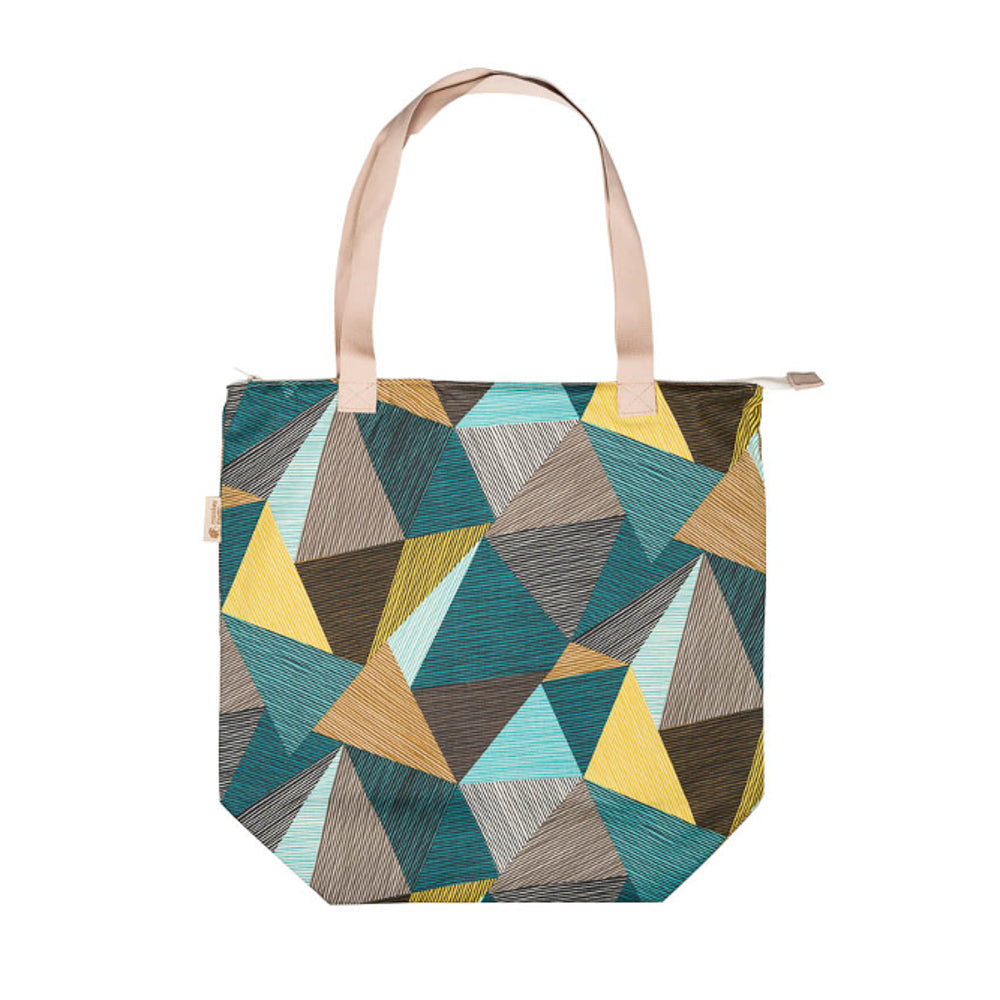 Monkey Mum® Piccola borsa in stoffa per accessori Carrie - Fascino geometrico