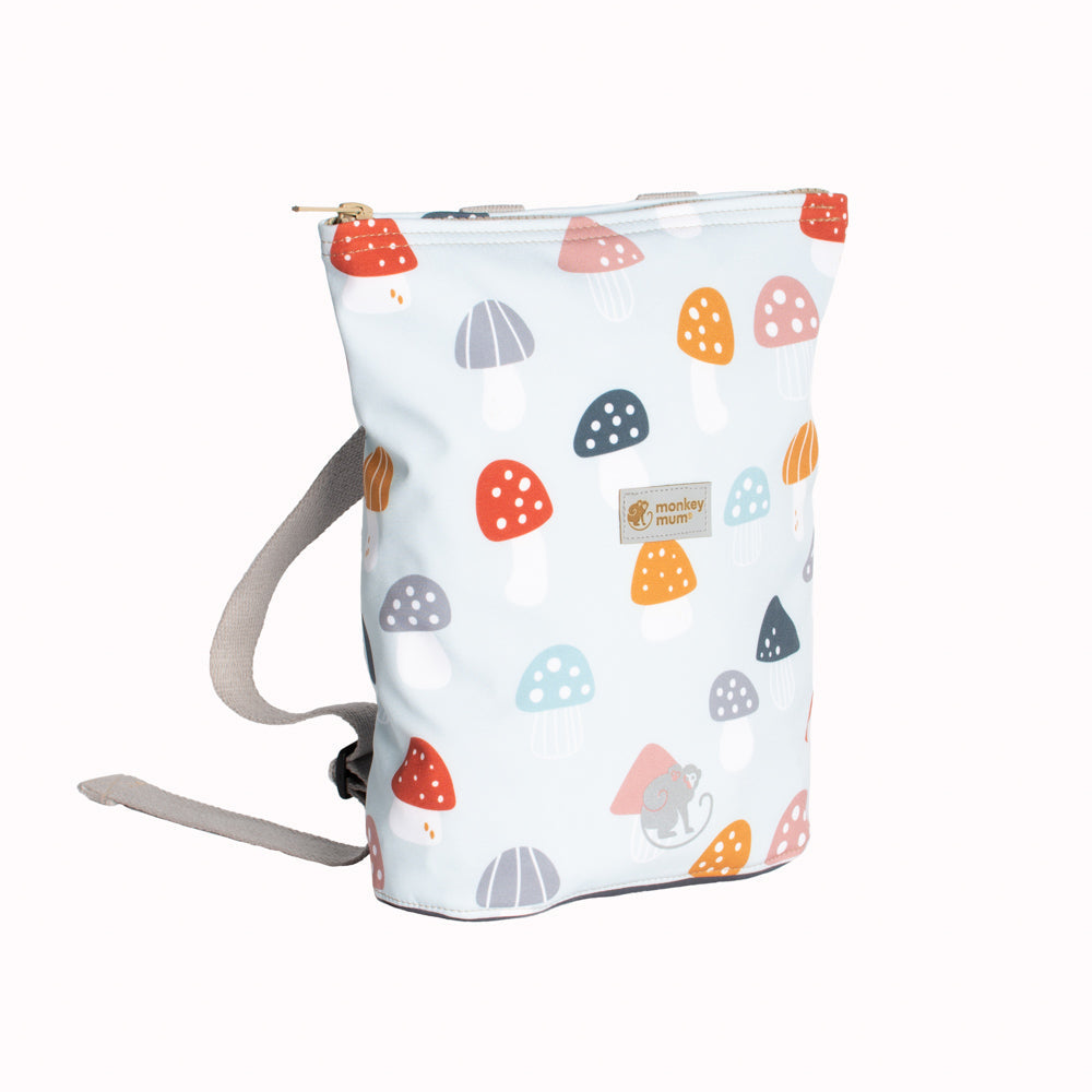 Zainetto softshell per bambini Monkey Mum® - Amanite multicolori