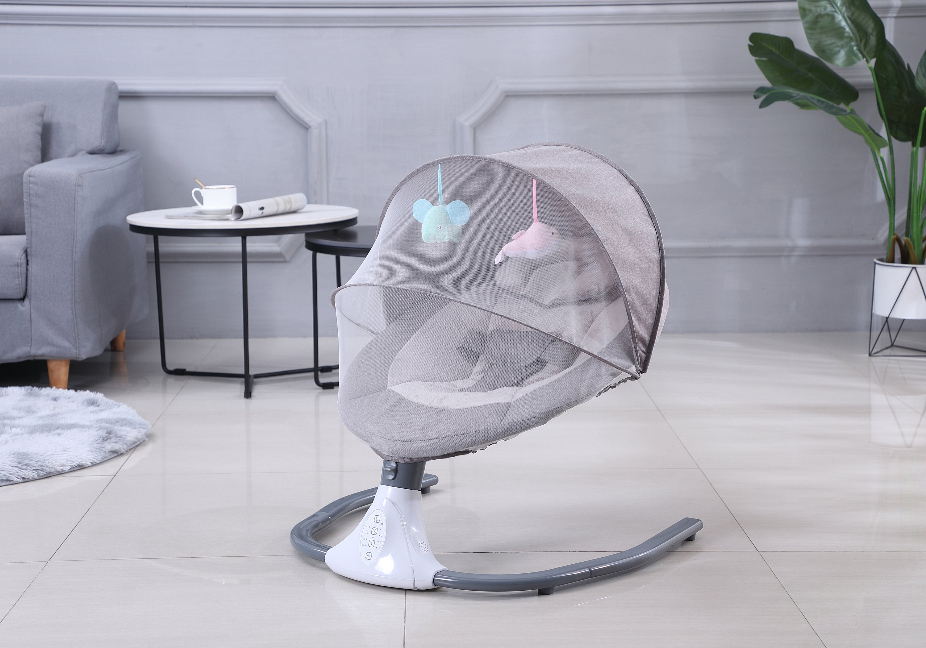 Altalena elettrica orizzontale per bambini