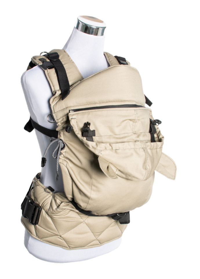 Cappuccio leggero Monkey Mum® per marsupio Carrie - Sabbia del deserto