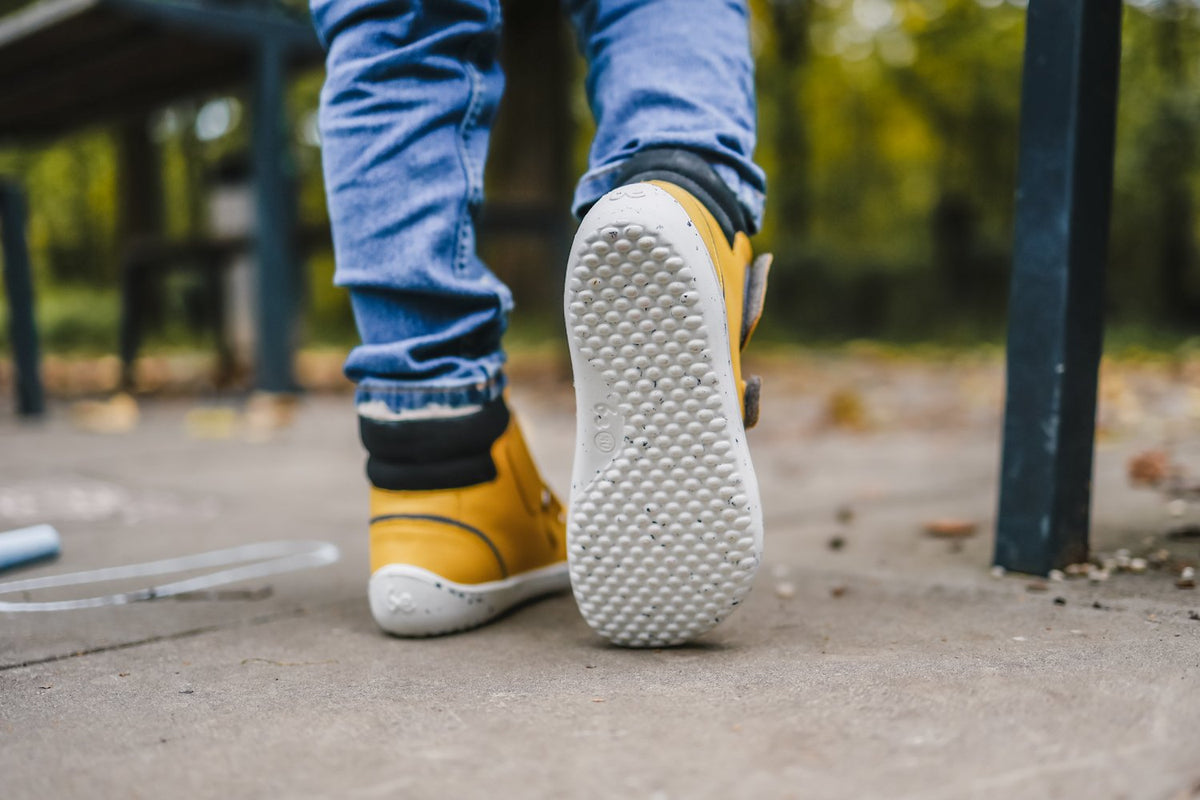 Be Lenka Scarpe invernali per bambini a piedi nudi Panda 2.0 - Giallo formaggio