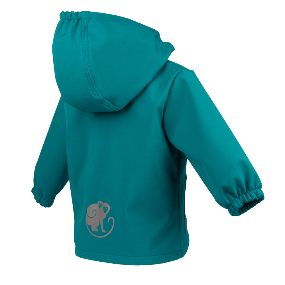 Giacca softshell per bambini con membrana Monkey Mum® - Allegra lucertola