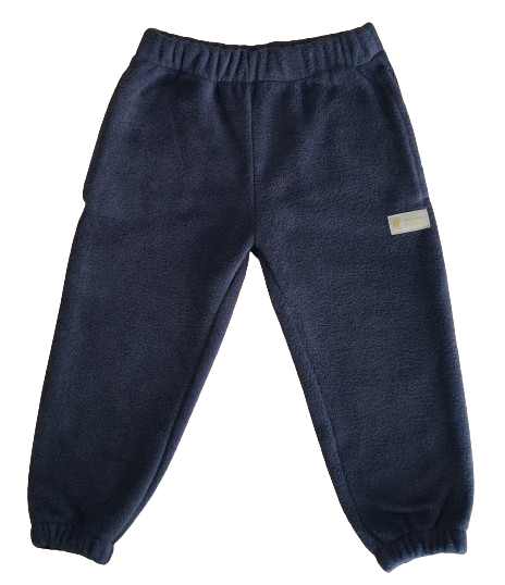Monkey Mum® Pantaloni in pile - Blu scuro