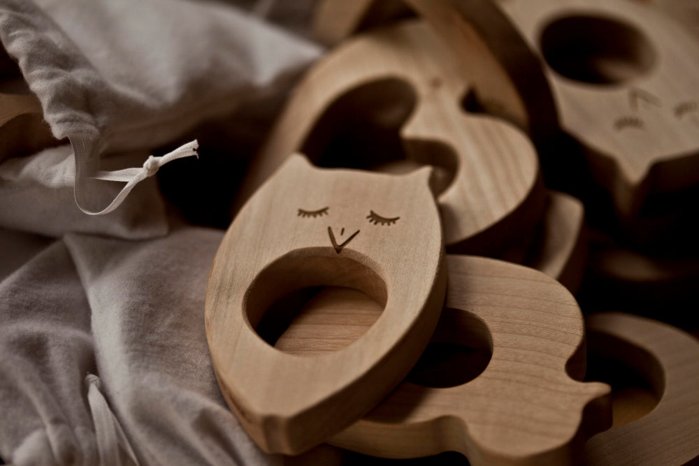 Wooden Story Gioco dentizione - Civetta