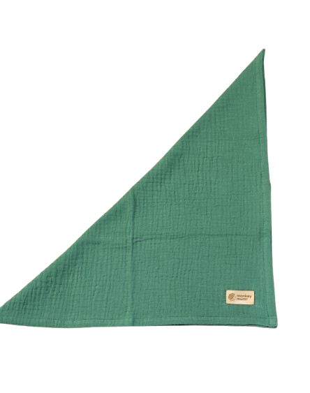Pannolino in mussola Monkey Mum® - Verde scuro