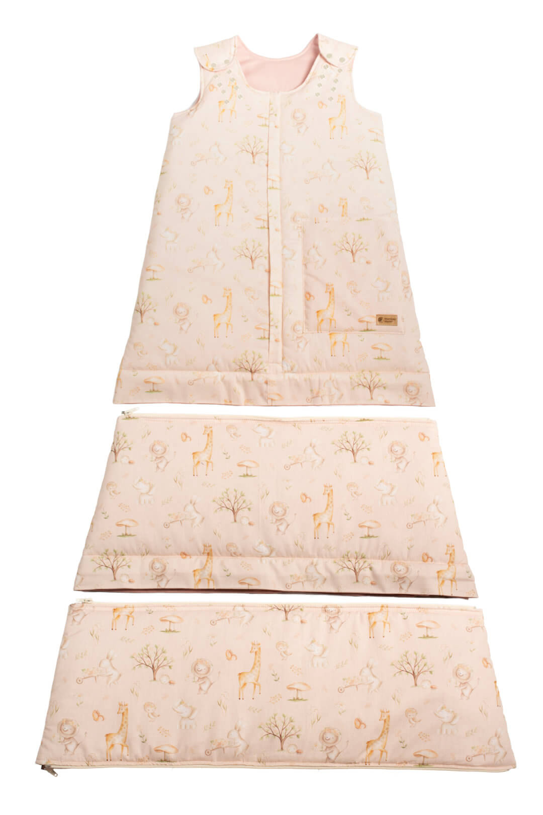 Sacco nanna evolutivo invernale Monkey Mum® 0 - 4 anni - set - Primavera con gli animaletti