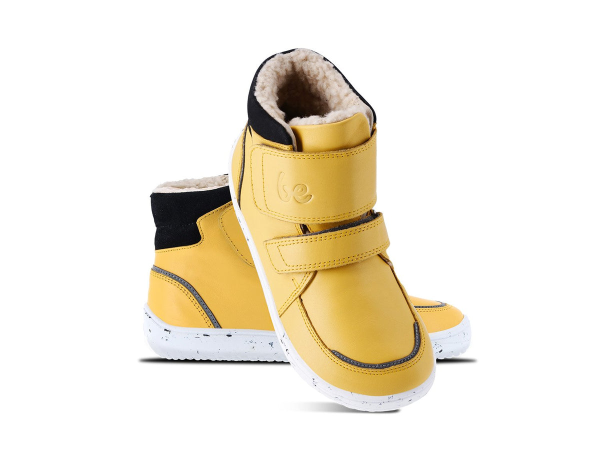 Be Lenka Scarpe invernali per bambini a piedi nudi Panda 2.0 - Giallo formaggio