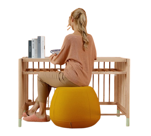 Lettino per bambini 3in1 - Massello - 120x60 cm