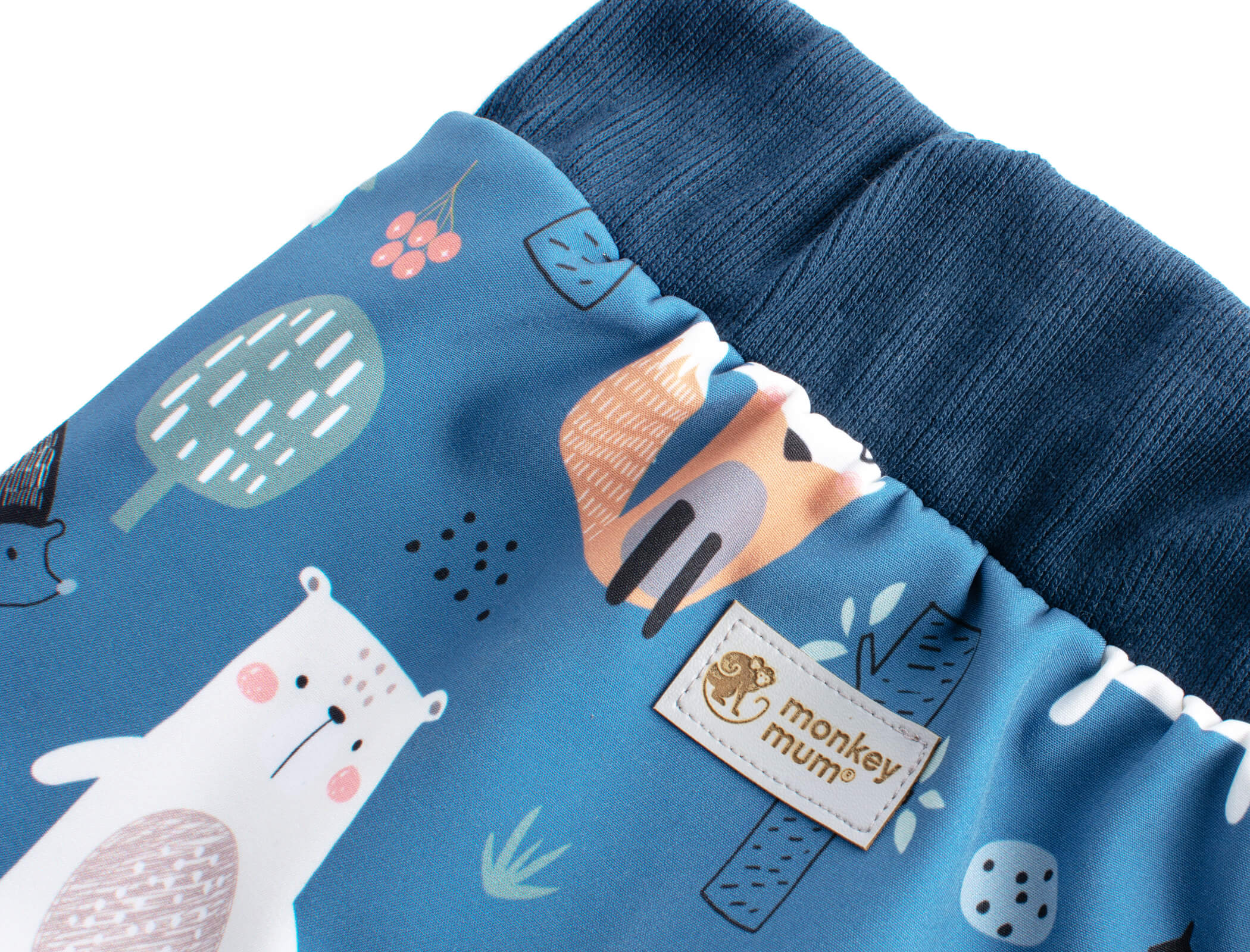 Pantaloni softshell per bambini con membrana Monkey Mum® - Animaletti notturni