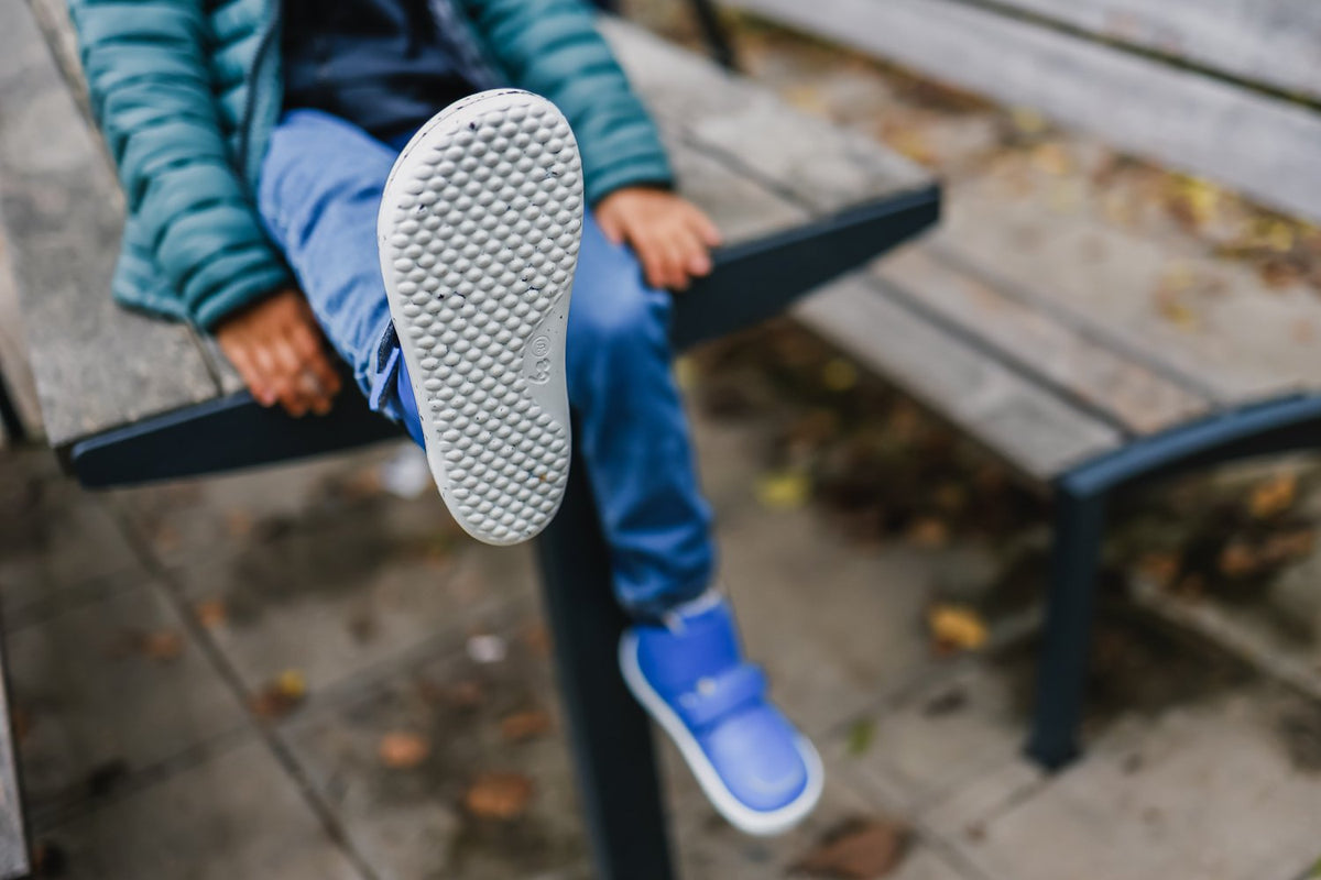Be Lenka Scarpe invernali per bambini a piedi nudi Panda 2.0 - Blu e bianco
