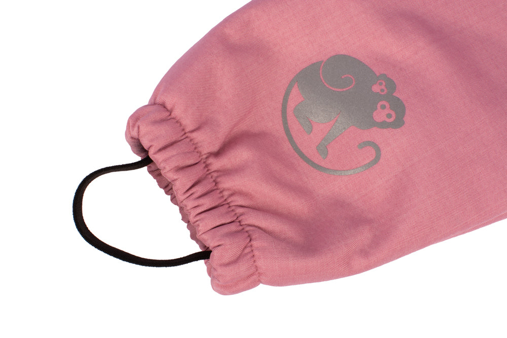 Pantaloni softshell invernali crescenti per bambini con pile Monkey Mum® - Pecorellina rosa