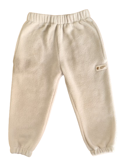Monkey Mum® Pantaloni in pile - Beige