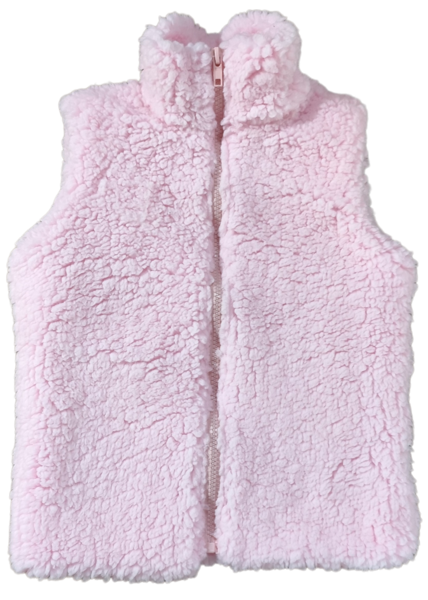 Gilet in teddy Monkey Mum® - Rosa