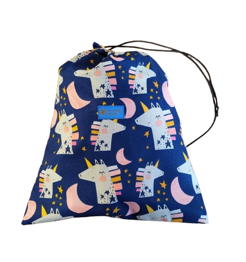 Sacchetto in tessuto Monkey Mum® - Unicorno